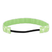 熱帯植物- Monsteraパターンの葉 アスレチックヘッドバンド (裏面)