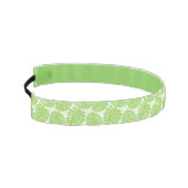 熱帯植物- Monsteraパターンの葉 アスレチックヘッドバンド (左)