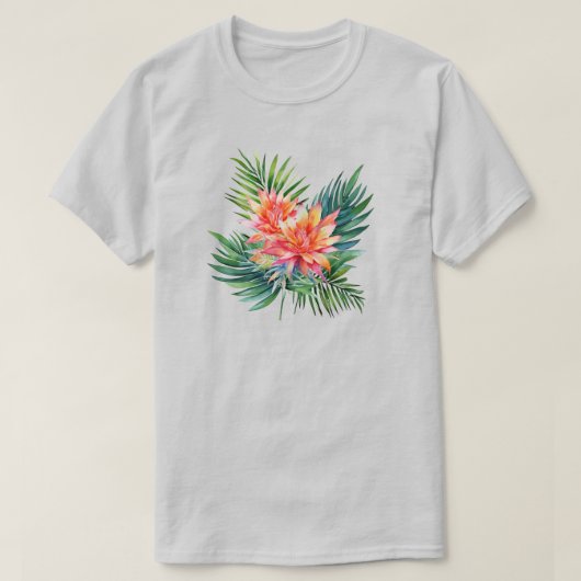 熱帯植物Tシャツ Tシャツ (デザイン正面)