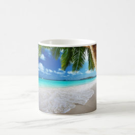 熱帯楽園のビーチのマグ コーヒーマグカップ