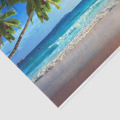 熱帯楽園のビーチ 薄葉紙 (詳細)