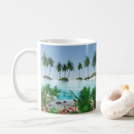 熱帯楽園の島 コーヒーマグカップ