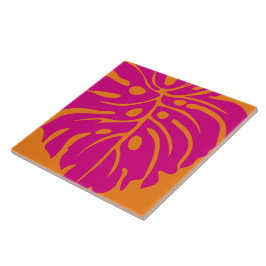 熱帯模様セラミックタイル タイル