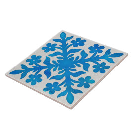 熱帯模様セラミックタイル タイル