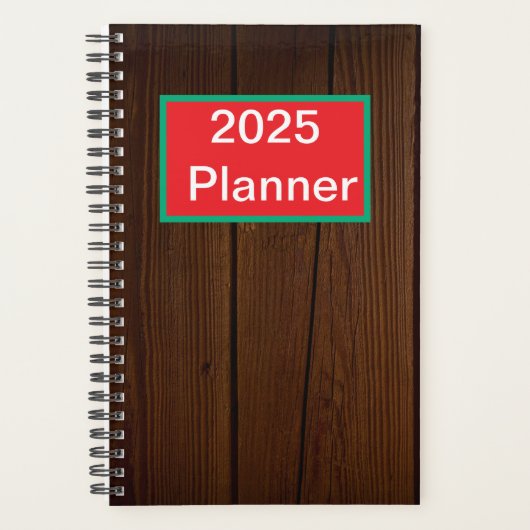 熱帯模様モノグラム プランナー手帳 (正面)