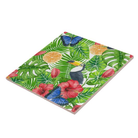 熱帯模様 タイル (側面)