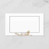 熱帯樹木 | フォトグラファーによる写真の撮影 名刺 (裏面)