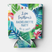 熱帯樹枝水カラーカスタムバチェロレッテ 缶クーラー (正面)