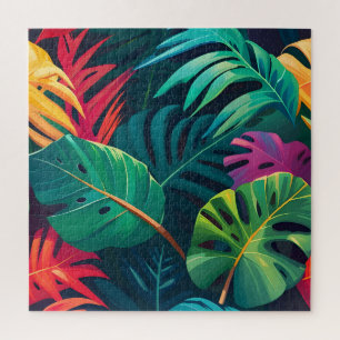 熱帯樹枝水彩楽園 ジグソーパズル