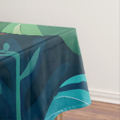 熱帯樹枝水彩楽園 テーブルクロス (インサイチュ)
