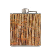 熱帯樹皮の自然の写真 フラスク (裏面)