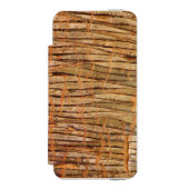 熱帯樹皮の自然の写真 INCIPIO iPhoneウォレットケース (フォリオ 正面)