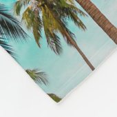 熱帯樹 フリースブランケット (角)