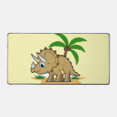 熱帯気候のトリケラトプス。 デスクマット (正面)