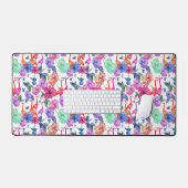 熱帯水のカラーパターン デスクマット (キーボード&マウス)