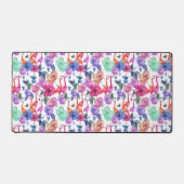 熱帯水のカラーパターン デスクマット (正面)