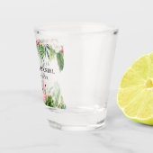 熱帯水カラーフローラフラミ結婚ンゴズ ショットグラス (右)