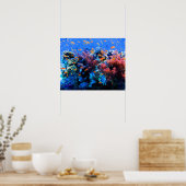 熱帯水中生態系 ポスター (キッチン)