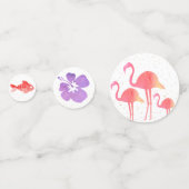 熱帯水彩動植物金ゴールドの輝き コンフェッティ (裏面)