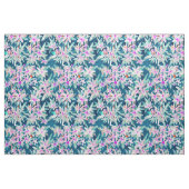 熱帯水彩画の花柄は放します ファブリック (ヤード)