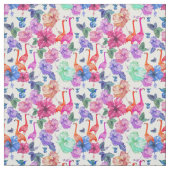 熱帯水彩画パターン ファブリック (見本)