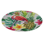 熱帯水彩画 カッティングボード (角)