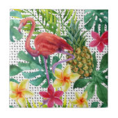 熱帯水彩画 タイル (正面)