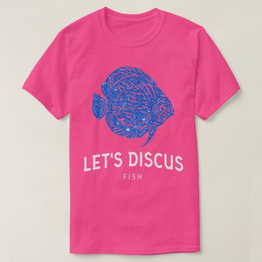 熱帯水族館の魚を発掘 Tシャツ (デザイン正面)