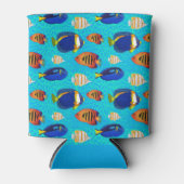 熱帯水族館フィッシュデザインオン海サンゴ 缶クーラー (正面)