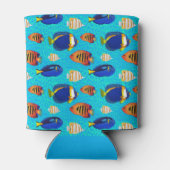 熱帯水族館フィッシュデザインオン海サンゴ 缶クーラー (裏面)