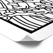 熱帯水族館フィッシュDIYカラーリングポスター ポスター (角)