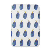 熱帯水族館魚キッズブルーバスルーム バスマット (正面縦)