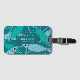 熱帯水泳魚カスタマイズ型 ラゲッジタグ