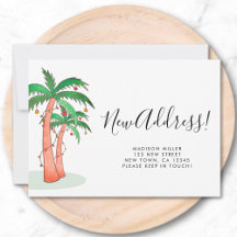 熱帯水色のヤシの木の移動