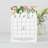 熱帯水色の花シャワービンゴカード (スタンド正面)