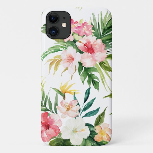 熱帯水色の花 Case-Mate iPhoneケース (裏面)