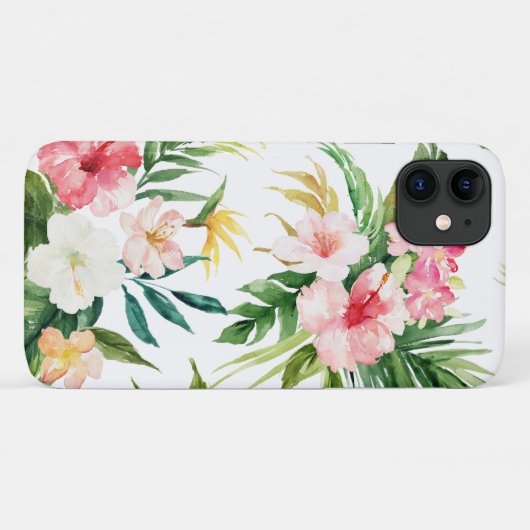 熱帯水色の花 Case-Mate iPhoneケース (裏面(横))