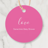 熱帯水色ウミガメメッセージカード フェイバータグ (裏面)