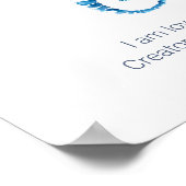 熱帯水色シーホースのポス感動的ター ポスター (角)