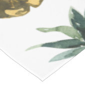 熱帯水色パイナップルシームレスパターン テーブルクロス (アングル)