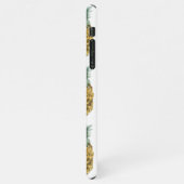 熱帯水色パイナップルシームレスパターン iPhoneケース (左側)