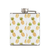 熱帯水色パイナップルパターン フラスク (裏面)