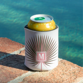 熱帯水色パームモノグラム 缶クーラー