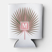 熱帯水色パームモノグラム 缶クーラー (正面)