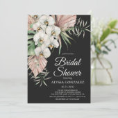 熱帯水色フローラブライダルシャワー 招待状 (スタンド正面)