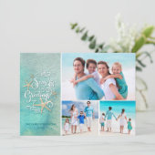 熱帯水色季節のごあいさつ |ストライプ シーズンカード (スタンド正面)