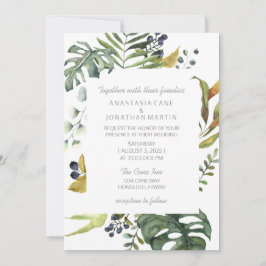 熱帯水色 招待状