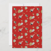 熱帯沿岸クリスマスカードホリデーグリーティング シーズンカード (裏面)