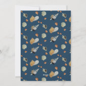 熱帯沿岸クリスマスカードホリデーグリーティング シーズンカード (裏面)