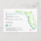 熱帯沿岸フロリダ詳細挿入 エンクロージャーカード (正面)